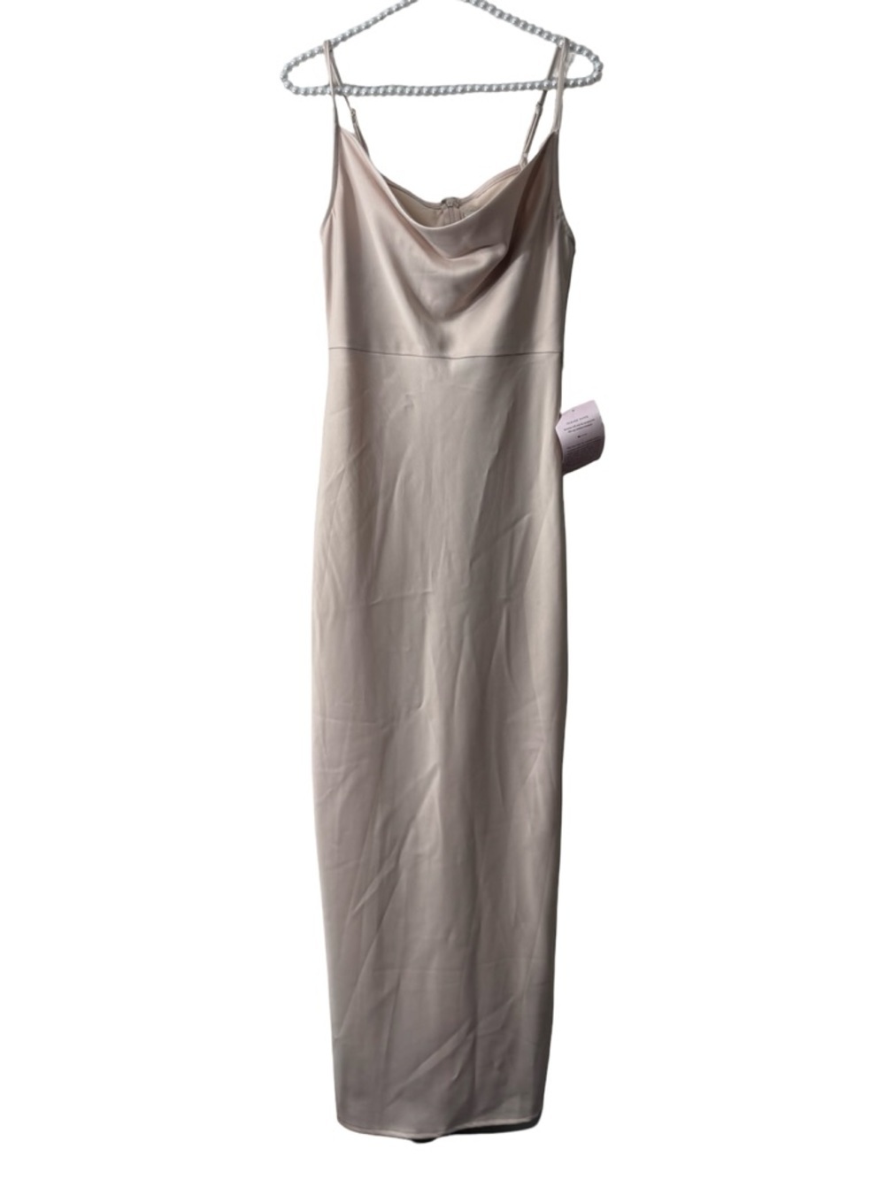 BHLDN Malynn Maxi Slip Dress Cowl Dress In Oyster NWT - Picture 3 of 13